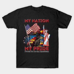 "My Nation, My Pride" Design T-Shirt